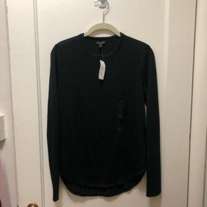 LuxeSpun Curved Hem Top